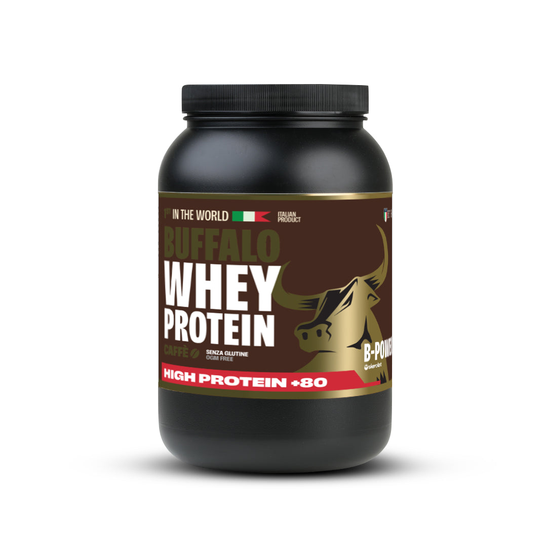 +80 High Protein - Buffalo Whey Coffee Flavor - Protein Powder